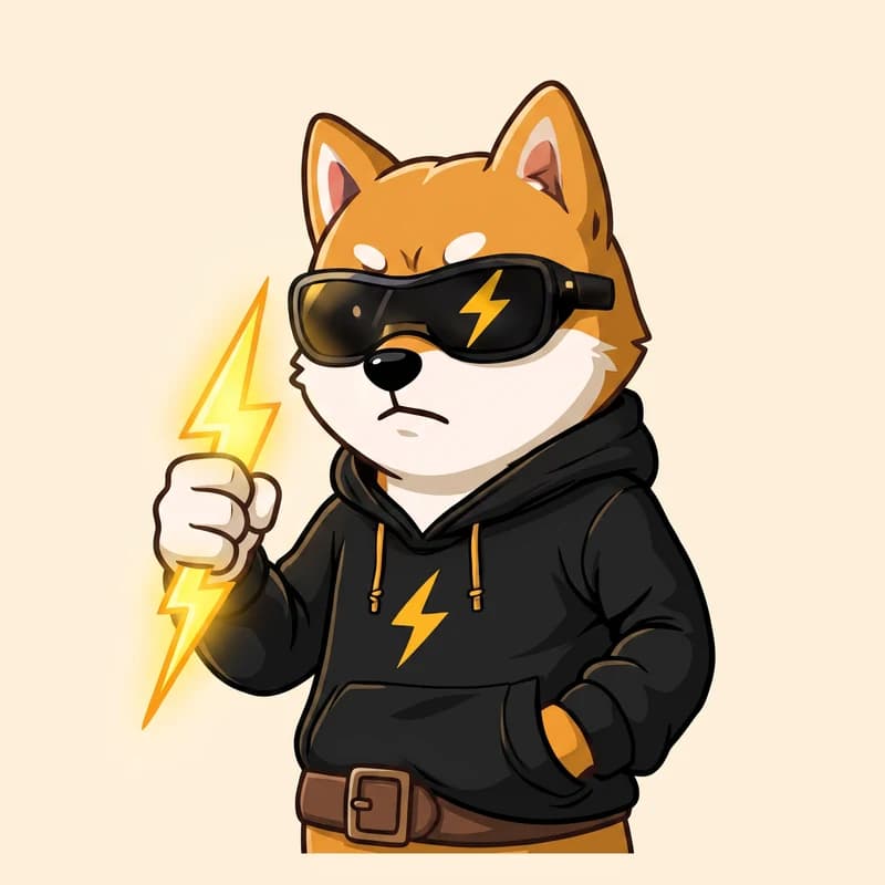 WATT INU mascot — FEED THE MACHINES.