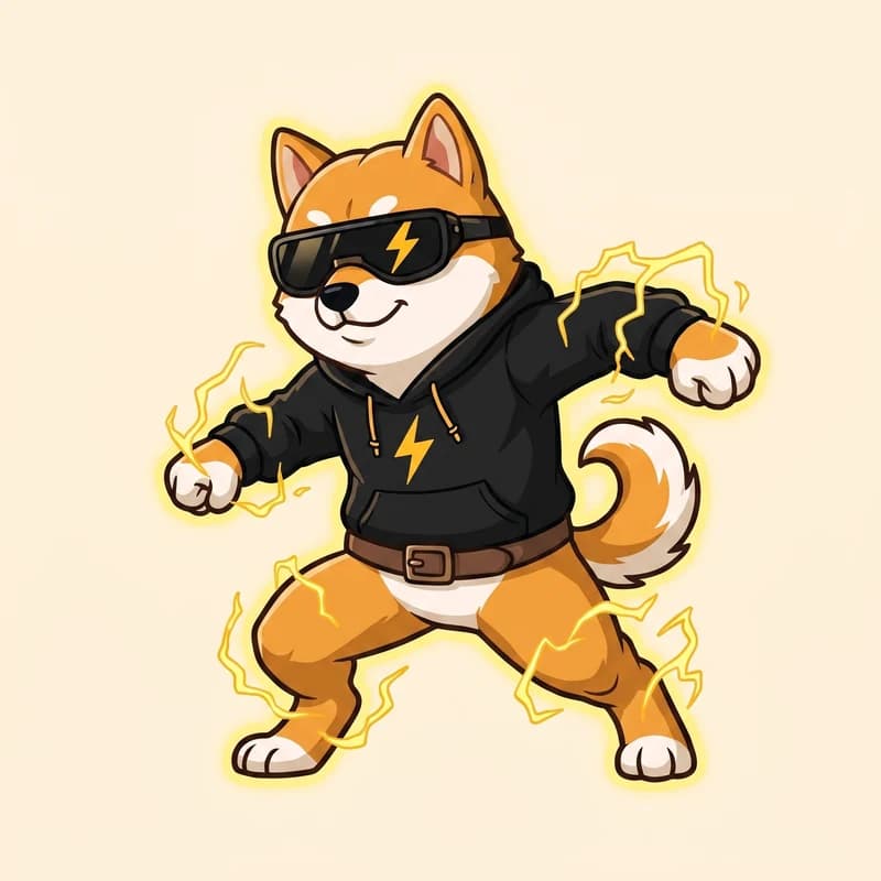 WATT INU mascot — WATT MODE ON.